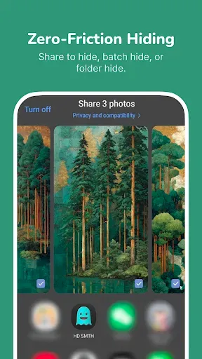 Скриншот 3 — Скрыть фотографии, видео