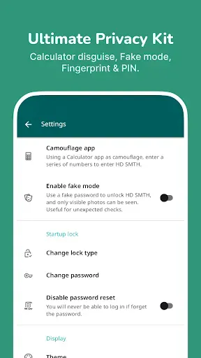 Скриншот 7 — Скрыть фотографии, видео