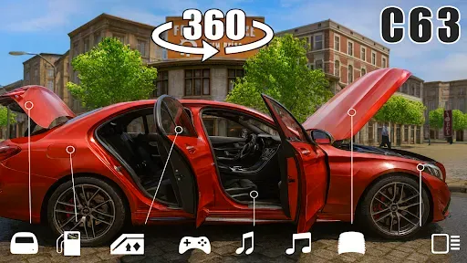 Скриншот 2 — Car Sim M5 and C63
