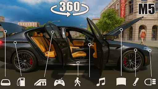 Скриншот 3 — Car Sim M5 and C63