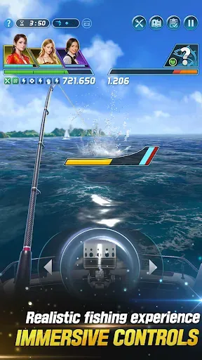 Скриншот 1 — Ace Fishing: Crew-Real Fishing