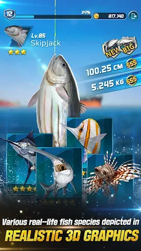 Скриншот 2 — Ace Fishing: Crew-Real Fishing