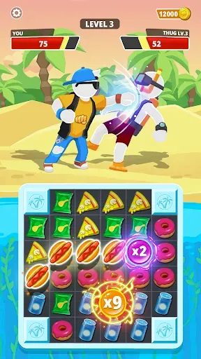 Скриншот 6 — Match Hit - Puzzle Fighter