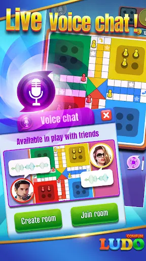 Скриншот 2 — Ludo Comfun Online Live Game