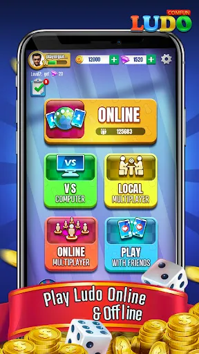 Скриншот 3 — Ludo Comfun Online Live Game
