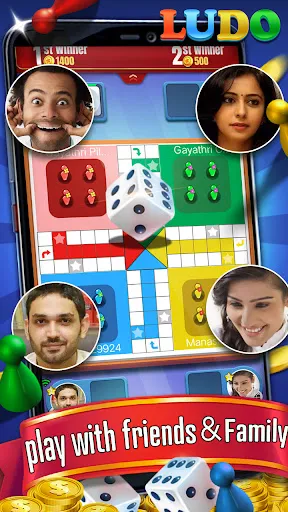 Скриншот 4 — Ludo Comfun Online Live Game