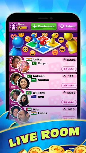 Скриншот 3 — Ludo Call - Online Club Game