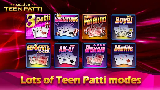 Скриншот 2 — Teen Patti Comfun Card Online