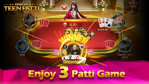 Скриншот 4 — Teen Patti Comfun Card Online