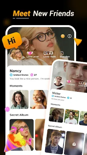 Скриншот 1 — ComHub - Video chat online