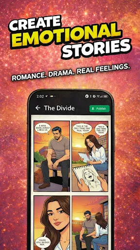Скриншот 3 — Comic Maker: AI Comic Creator