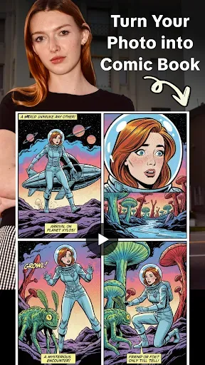 Скриншот 1 — AI Comic Generator - Comic Art