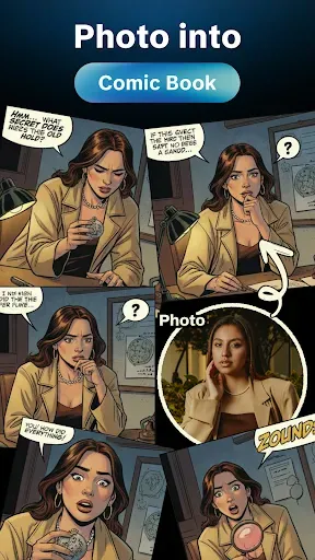 Скриншот 2 — AI Comic Generator - Comic Art