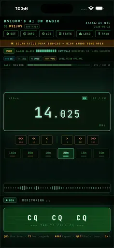 Скриншот 1 — DS1UOV's AI CW Radio: HAM QSO