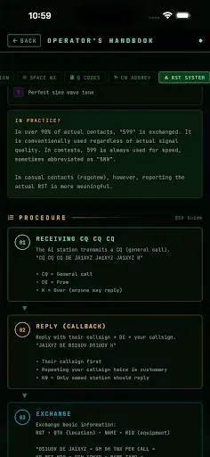 Скриншот 3 — DS1UOV's AI CW Radio: HAM QSO