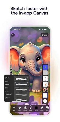 Скриншот 3 — AR Drawing: Draw anything