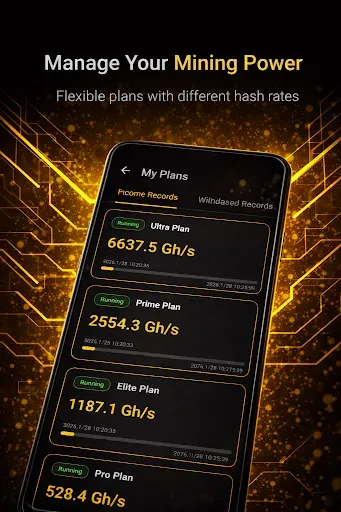 Скриншот 3 — BitPlanera: BTC Cloud Mining
