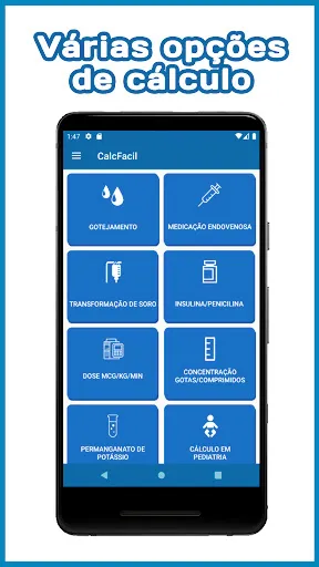 Скриншот 1 — CalcFacil - Enfermagem