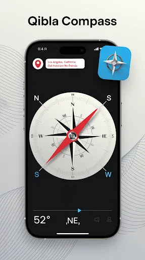 Скриншот 3 — Compass app - Accurate Compass