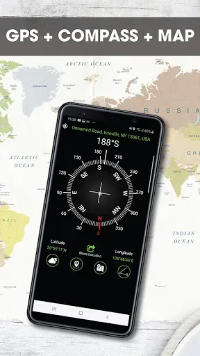 Скриншот 5 — Digital Compass for Android