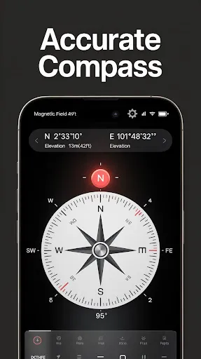 Скриншот 1 — Compass - Directional Compass