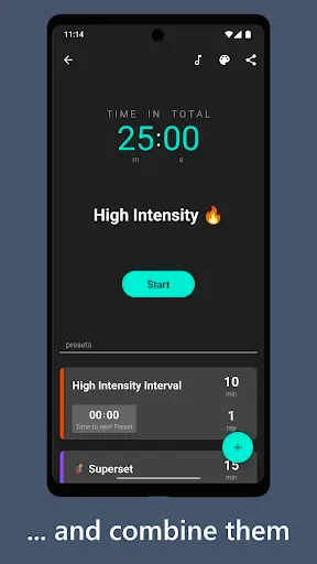 Скриншот 4 — Interval Timer: Workout Timer