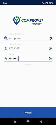 Скриншот 1 — Comprovei Entregas