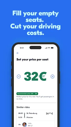 Скриншот 3 — BlaBlaCar: карпулинг и автобус