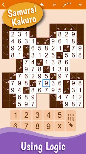 Скриншот 2 — Kakuro: Number Crossword