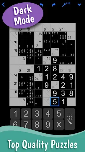 Скриншот 4 — Kakuro: Number Crossword