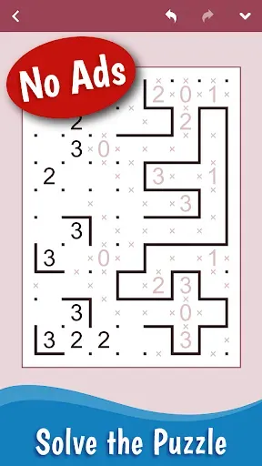 Скриншот 1 — Slitherlink: Loop the Snake