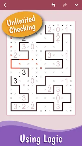 Скриншот 2 — Slitherlink: Loop the Snake