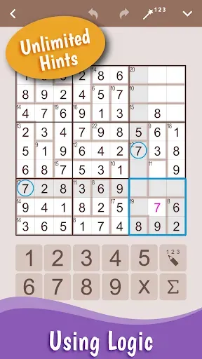 Скриншот 2 — SumSudoku: Killer Sudoku