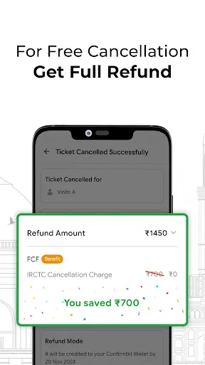 Скриншот 4 — ConfirmTkt: Train Booking App