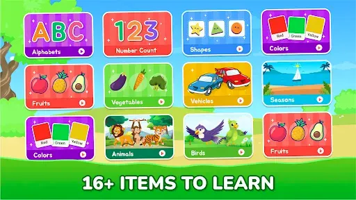 Скриншот 1 — Abc123: Kids Alphabet & Number