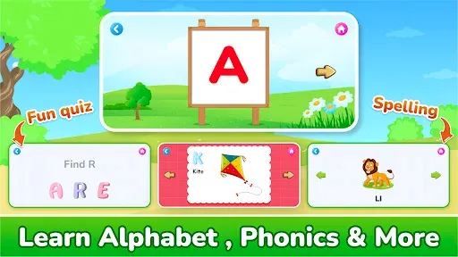 Скриншот 2 — Abc123: Kids Alphabet & Number