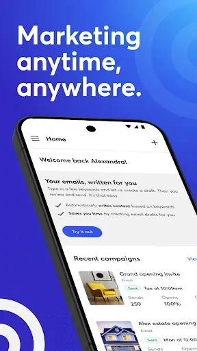 Скриншот 1 — Constant Contact Marketing App