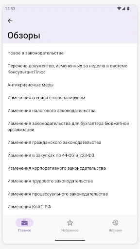 Скриншот 4 — КонсультантПлюс