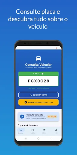 Скриншот 1 — Consulta Veicular