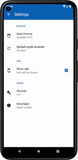 Скриншот 4 — OBS Calc -Pregnancy Calculator