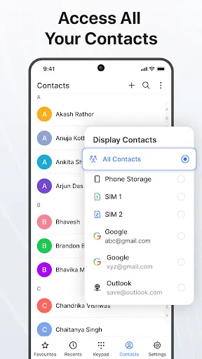 Скриншот 3 — Contacts
