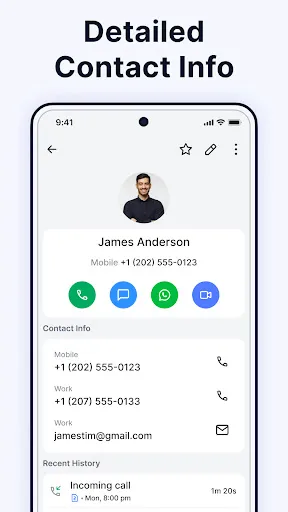 Скриншот 4 — Contacts - Calls, Phone Dialer