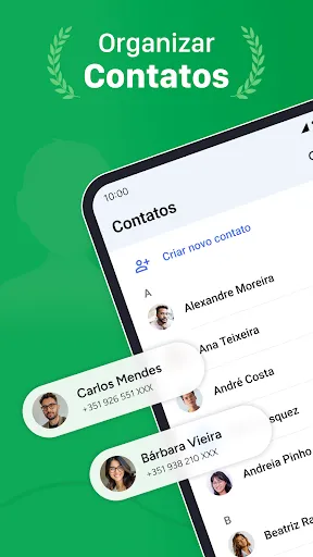 Скриншот 1 — Contactos