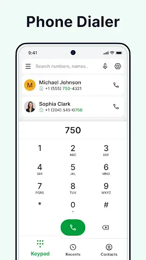 Скриншот 1 — Contacts: Phone Calls, Dialer