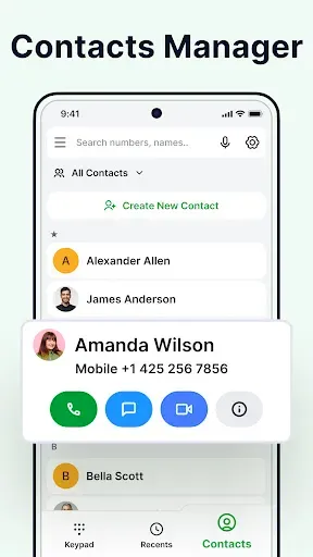Скриншот 3 — Contacts: Phone Calls, Dialer