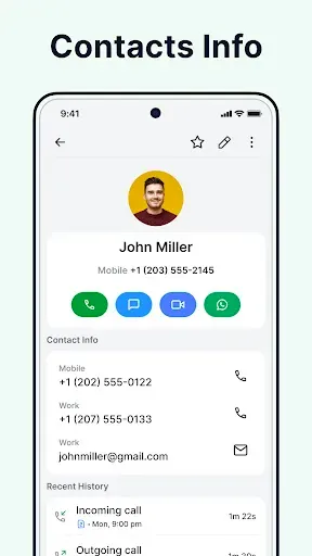 Скриншот 4 — Contacts: Phone Calls, Dialer