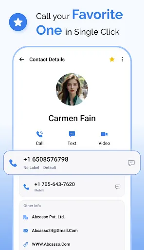 Скриншот 3 — Phone - Call & Contacts
