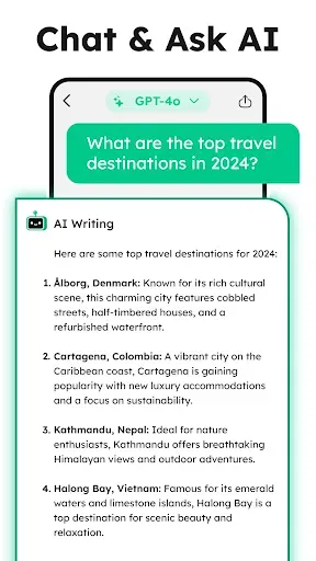 Скриншот 3 — AI Writer: Chatbot Assistant