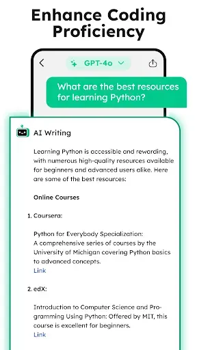 Скриншот 7 — AI Writer: Chatbot Assistant