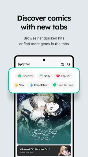 Скриншот 3 — Tappytoon Manhwa & Novels